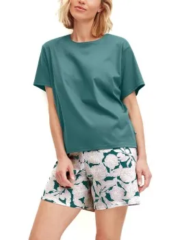 Calida Botanic Dreams Short Pyjamas Set Groen