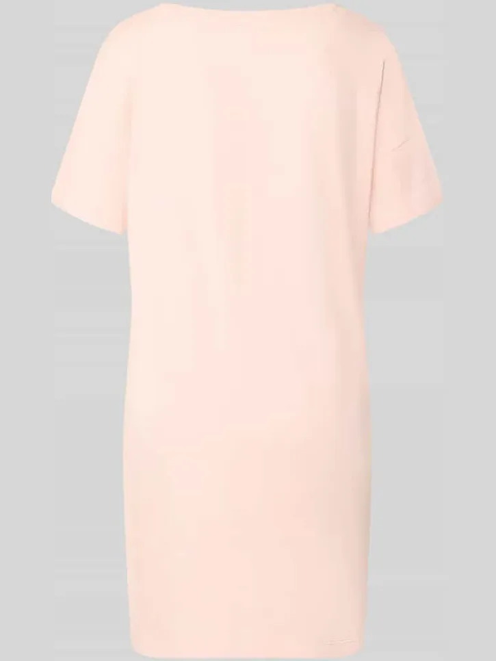 s.Oliver comfort fit pyjama van katoen- en viscosemix model 'Perfect Nights Nachthemd' lichtroze, foto 2