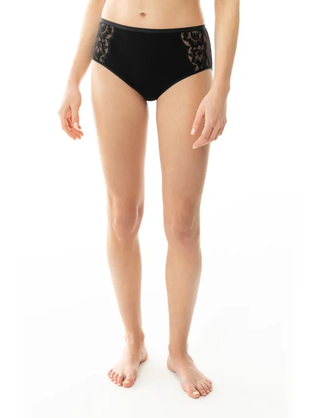Mey Tailleslip Serie Wool Love Zwart