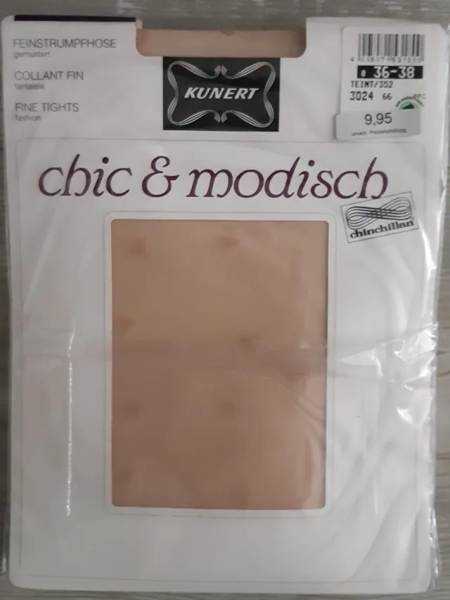 Kunert fantasie panty maat 36/38 kleur teint