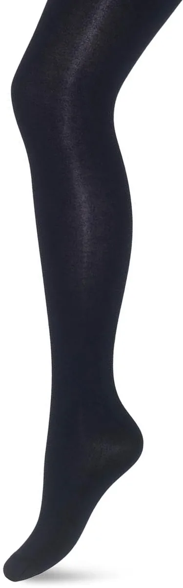 Bonnie Doon Viscose Kasjmier Maillot Dames Donker Blauw maat 40/42 L - 100 Denier - Luxe Kasjmier - Uitstekende pasvorm - Gladde Naden - Soft Cashmere Tights - Heerlijk zacht en Comfortabel - Donkerblauw - Navy - BN651992.102