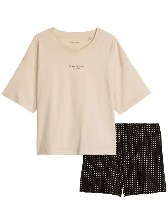Marc O'Polo Vrouwen Pyjama Mix N Match Gebroken wit