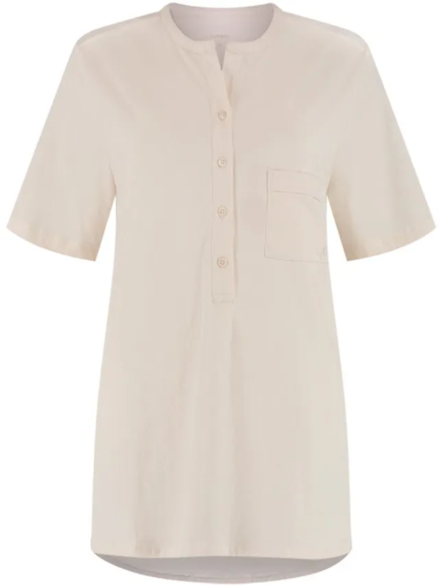 Yumeko pyjama t-shirt dames jersey sunrise wit s Sunrise White