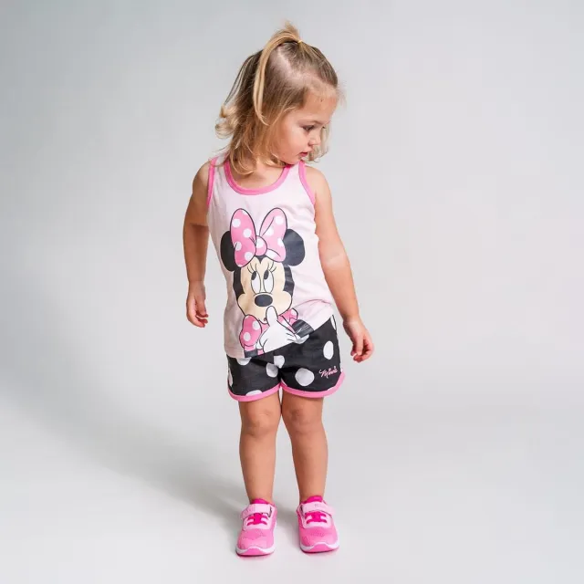 Disney Minnie Mouse Shortama - Big Pink Bow Multi colour