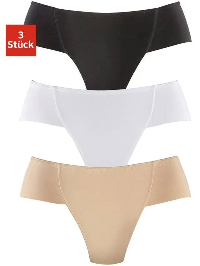 corrigerende string zwart, wit en beige, foto 2