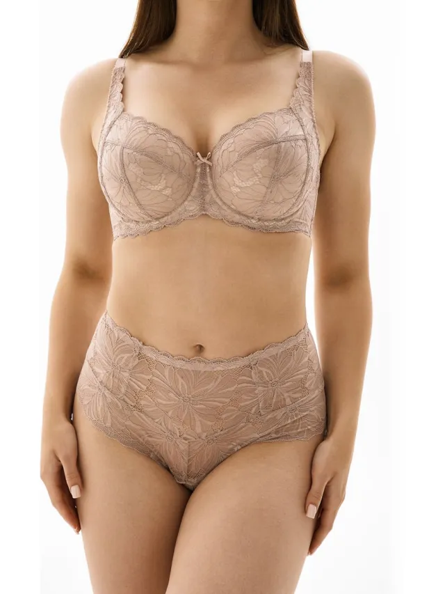 MILENKA beige soft cup BH met beugel