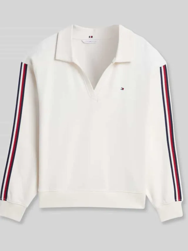 Tommy Hilfiger Regular fit lounge-top van puur katoen offwhite, foto 2