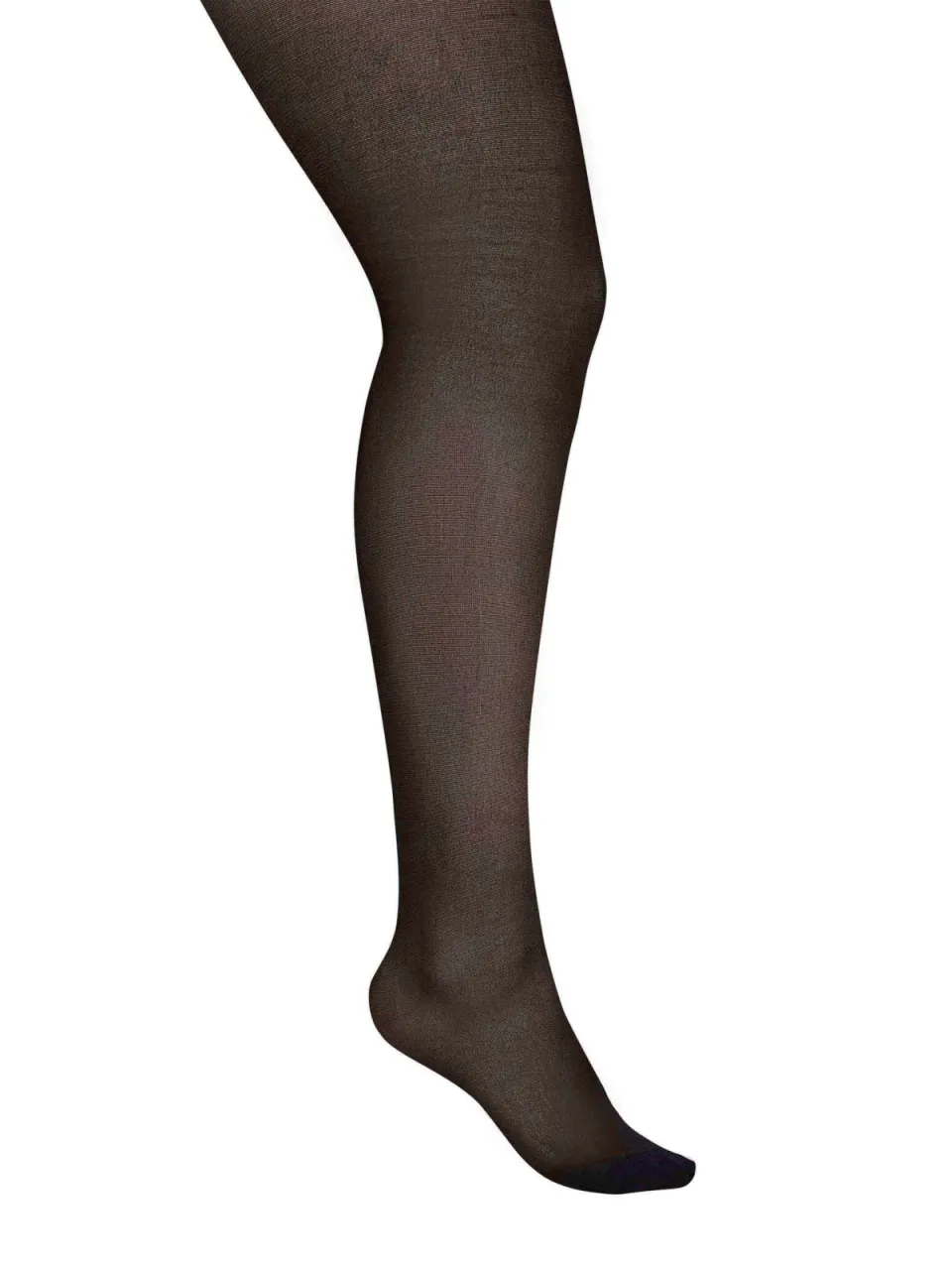Yours 50 Denier Fluwelen Panty In Zwartsize 44-48, foto 3