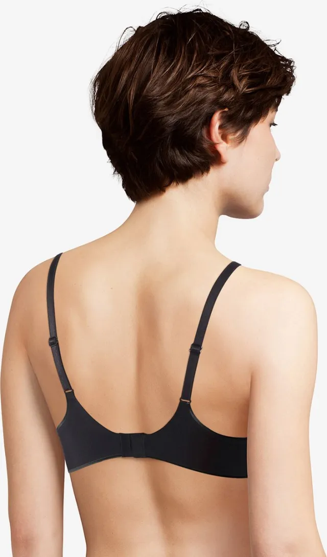Chantelle Push up BH - Essential Extra - Maximizer push up bh - T-shirt bh - Schijnt niet door - 70B - Zwart