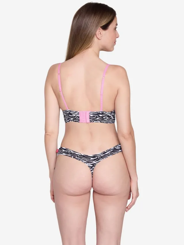 Joop! Jeans Bralette Animal Print mehrfarbig
