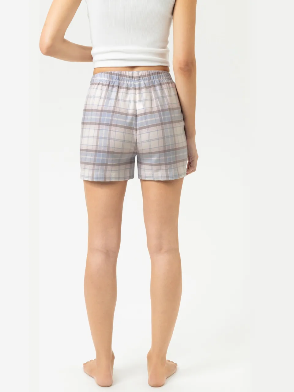 Mey Flanellen short Serie Winter Sleep Powder Blue, foto 3