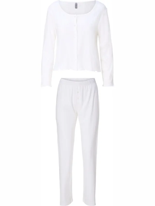 LingaDore Top & Lange Broek Off white