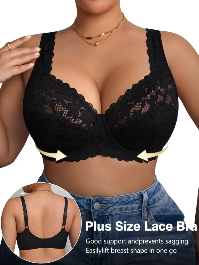 Currero BH Zonder Beugel - Strapless - Zonder Bandjes - Met Voorsluiting - Push-up Bh's - Comfort Beha - Comfortabel - Grote Sluiting - Zwart - Cupmaat