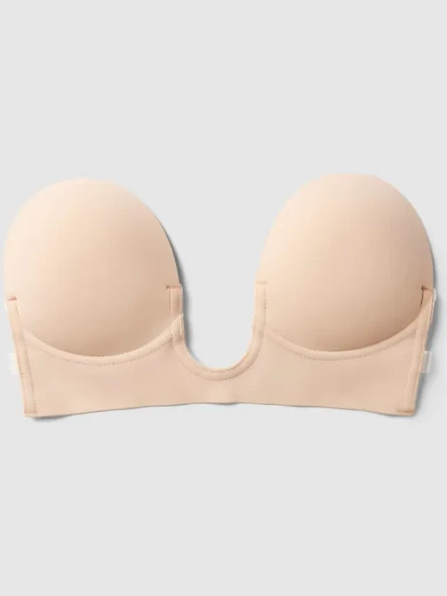 MAGIC Bodyfashion Beha met zelfklevend design, model 'Luve Bra' Beige