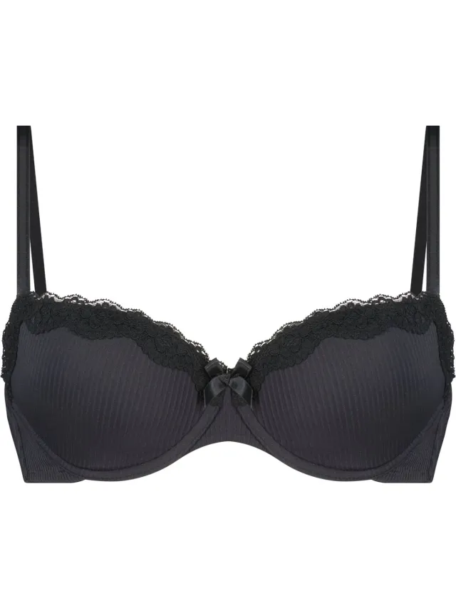 Hunkemöller Dames Lingerie Voorgevormde beugel bh Lola - Zwart