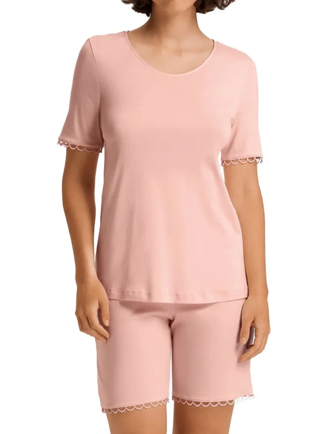Hanro Dames pyjama Anouk pink blaze