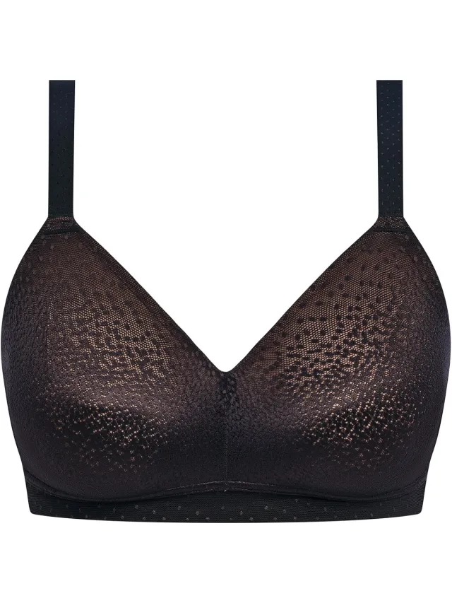 Wacoal BACK APPEAL- Dames Soft Cup Beha- BLACK ZWART