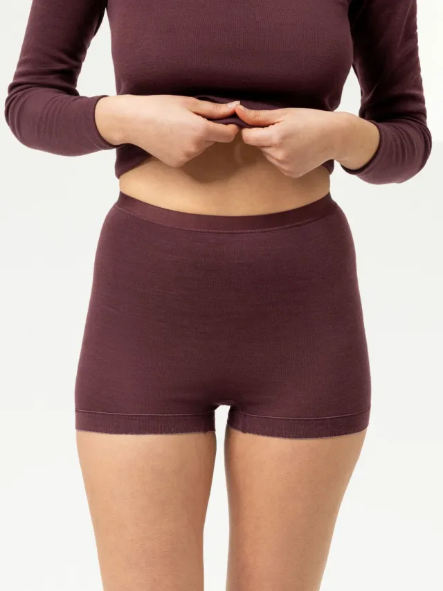 Mey Page-slip Serie Wool&Silk Hot Maroon bruin