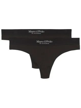 Marc O'Polo Casual string 2-pack Zwart,Grijs,Wit