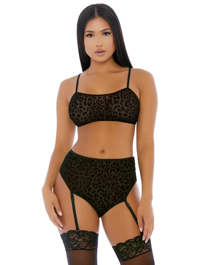 Forplay Lustful Leopard - Cami Lingerieset