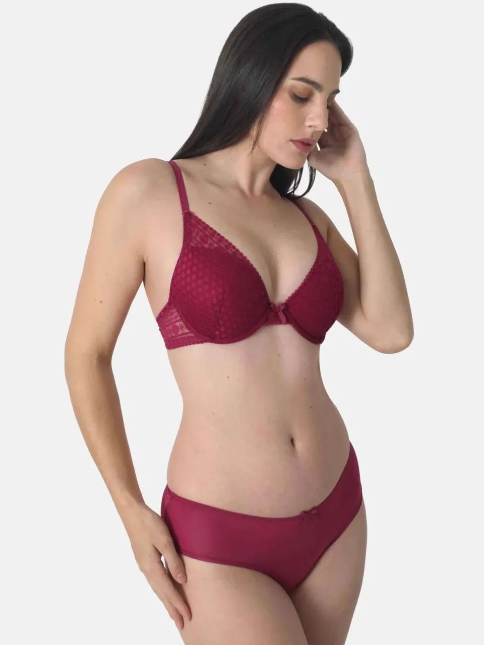 Sassa Mode Briljant Dot voorgevormde beugel-bh fuchsia