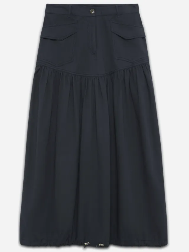 Alchemist dames vegan Rok Royi Marineblauw Donkerblauw