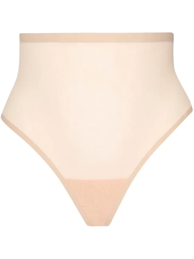 Bye Bra Vormende Tule Mid-Waite String XL Beige