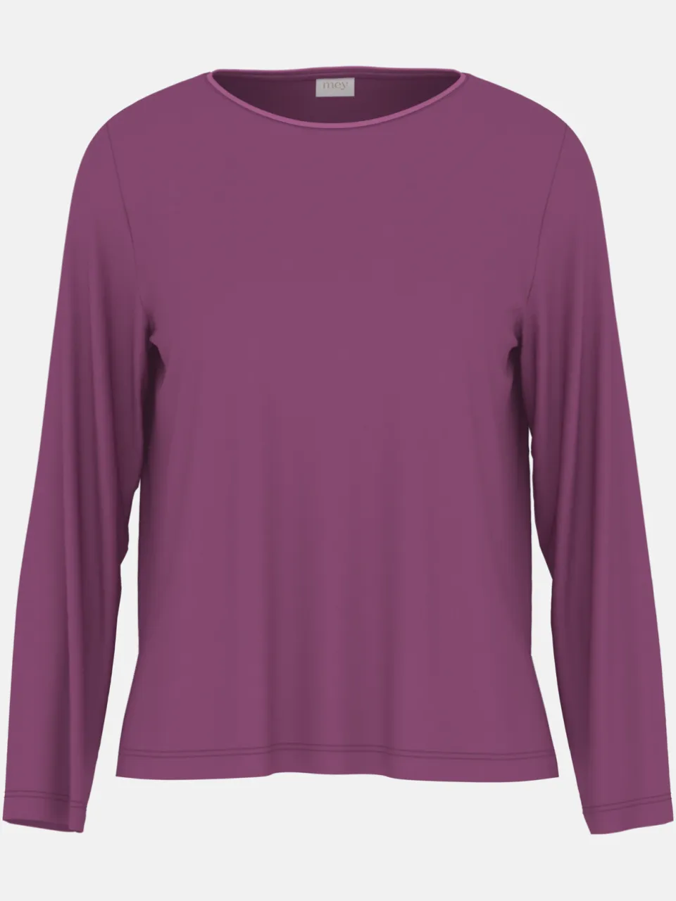 Mey Shirt met lange mouwen Serie Pure Chic Crushed Berry paars, foto 3