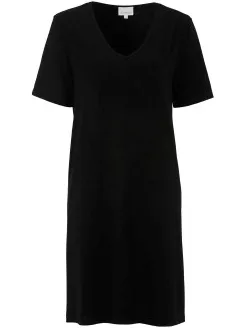 Damella Bamboo Short Sleeve Nightdress Zwart,Grijs,Blauw