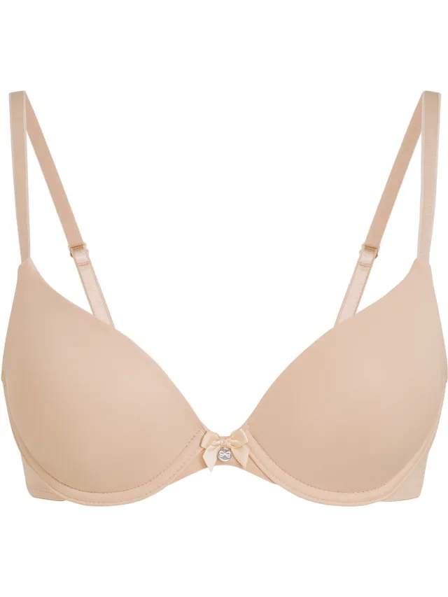 Hunkemöller Voorgevormde push-up BH plunge - beige tan