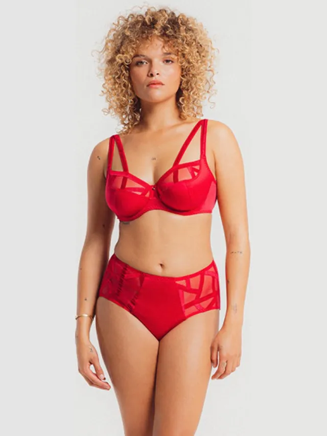 Louisa Bracq Serie Beugel Bh 47101 471 ROUGE A LEVRE - maat EU 80B / FR Rood