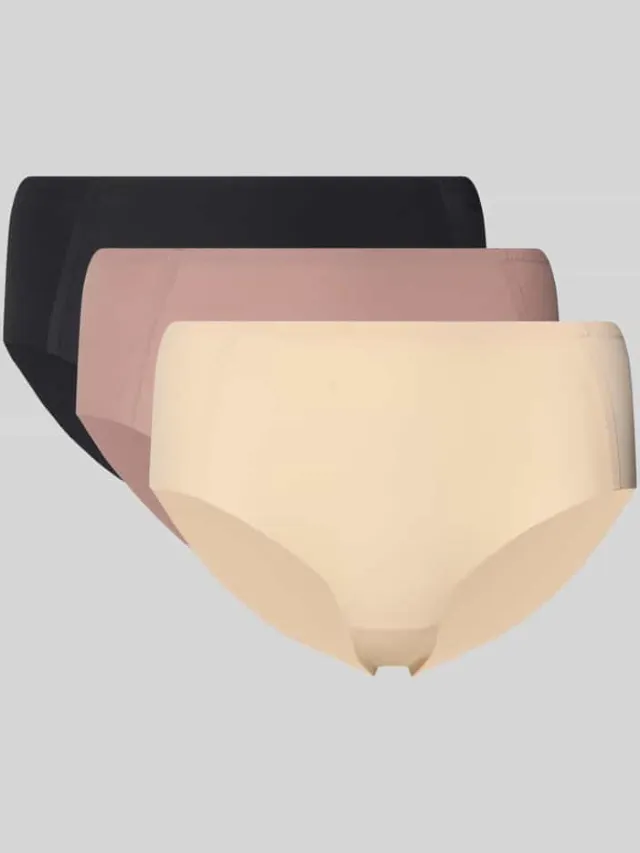 Dorina Slips in naadloos design model 'Airlite' in Set van 3 Beige