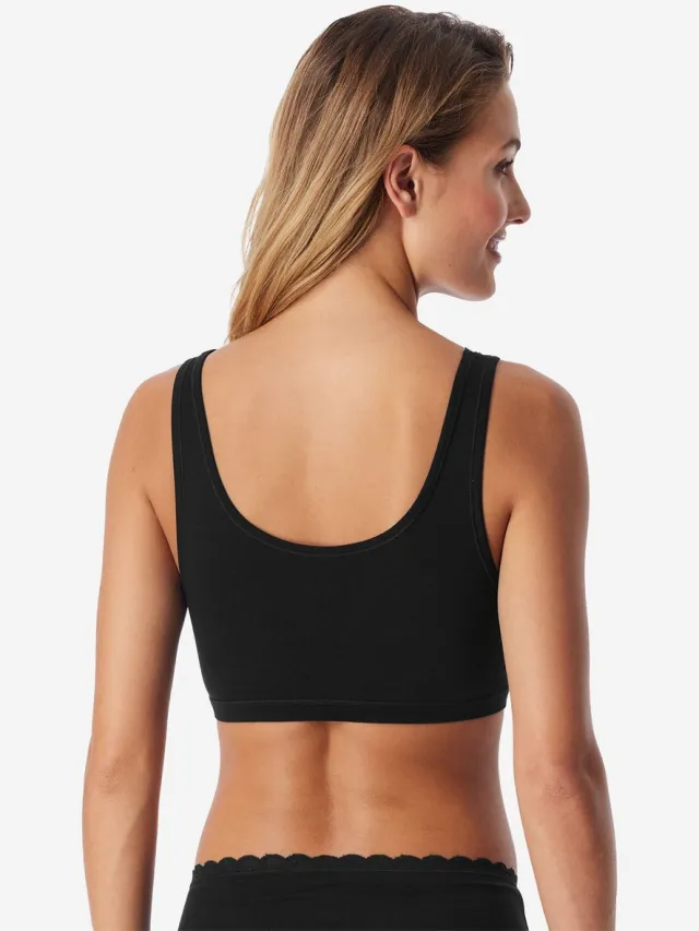 Uncover by Schiesser Bustier Cotton Lace mehrfarbig