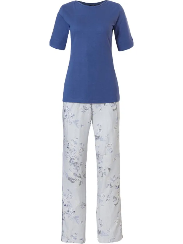 Pastunette Deluxe – In to Blue – Pyjama – 25221-302-2 – Dark Blue - 44 Blauw