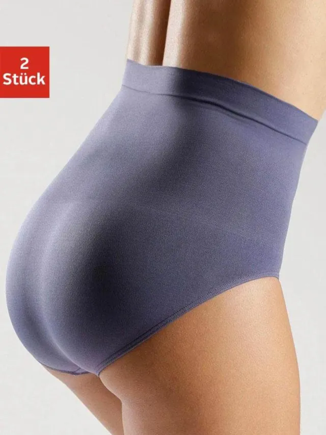 Corrigerende tailleshaper blauw marine en wit