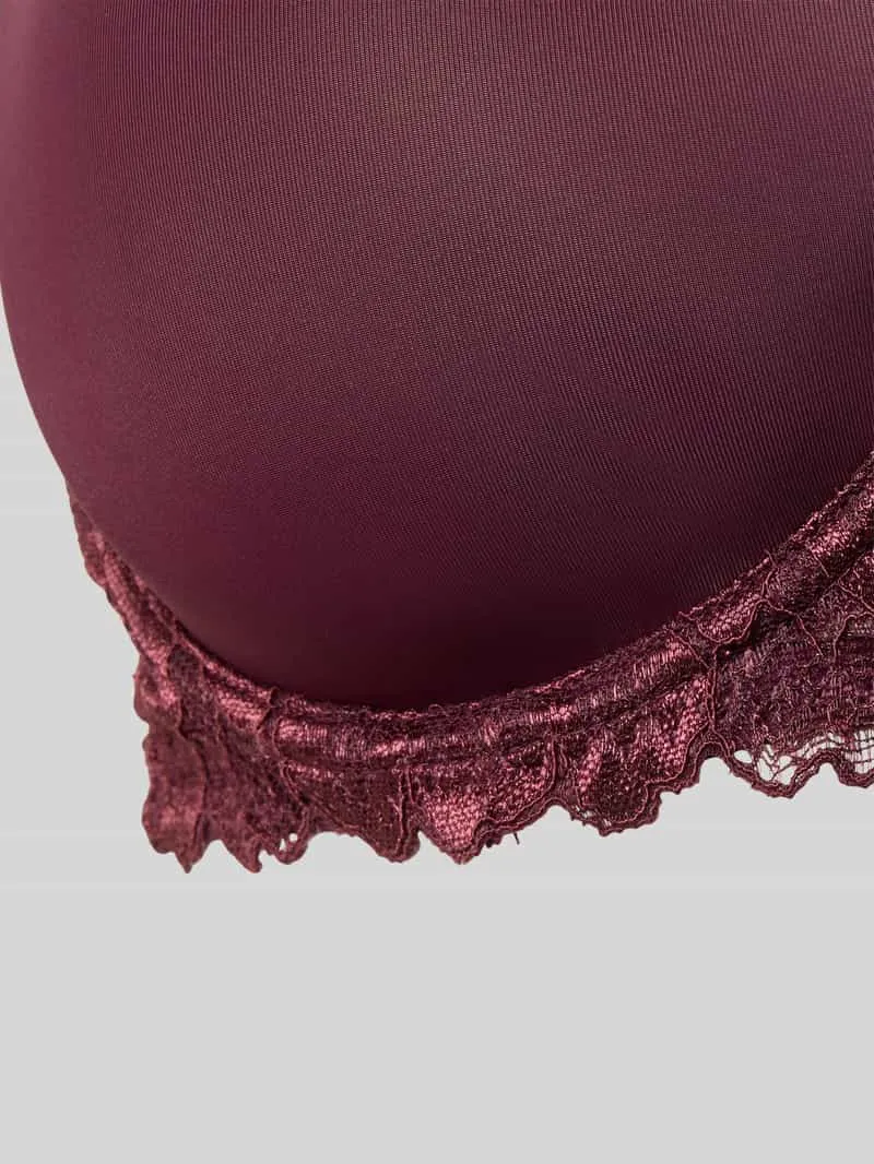 Dorina T-shirt-bh met stretch bordeaux, foto 2