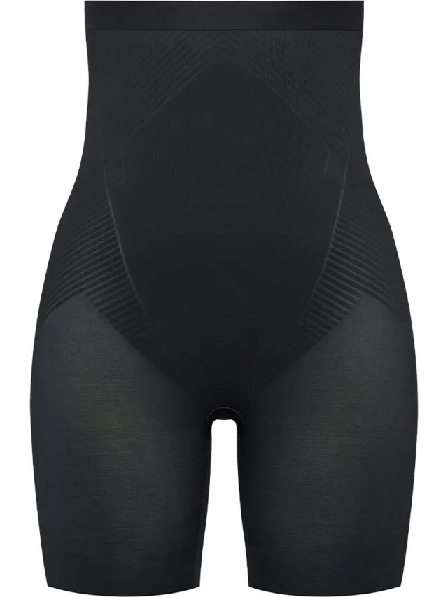 Spanx Thinstincts 2.0 corrigerende short hoge taille zwart, foto 2