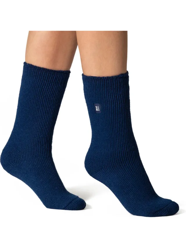 Heat Holders Ladies socks ultra lite-8 indigo 1 Paar Navy