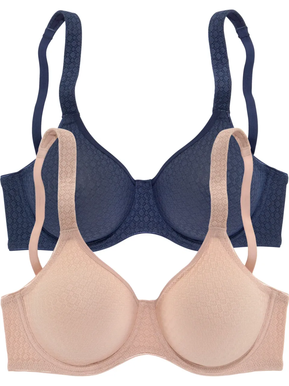 T-shirtbeha met beugel marine en toffee, foto 2