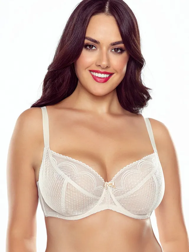 Vivisence Dames Beha Zacht Met Beugel En Zijbeugels Voor Mooie Ondersteuning En Een Comfortabele Pasvorm De Hele Dag Beige