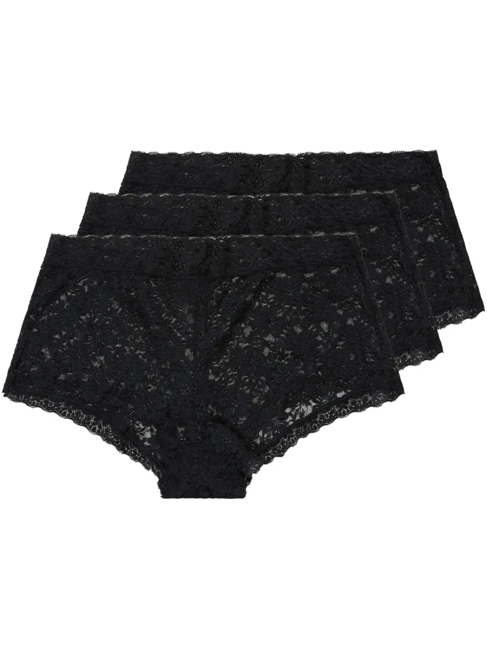 Yours Set Van 3 Kanten Shorts In Basic Zwartsize 66-68, foto 3