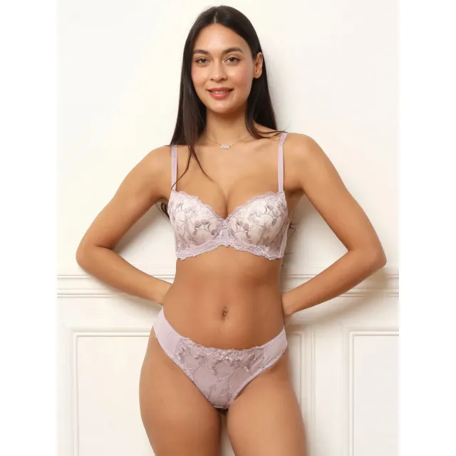 La Modeuse gewatteerde bh violet