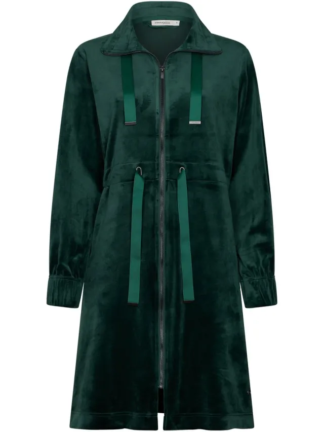 Pastunette Premium - Badjas - Emerald - Velours - Donkergroen