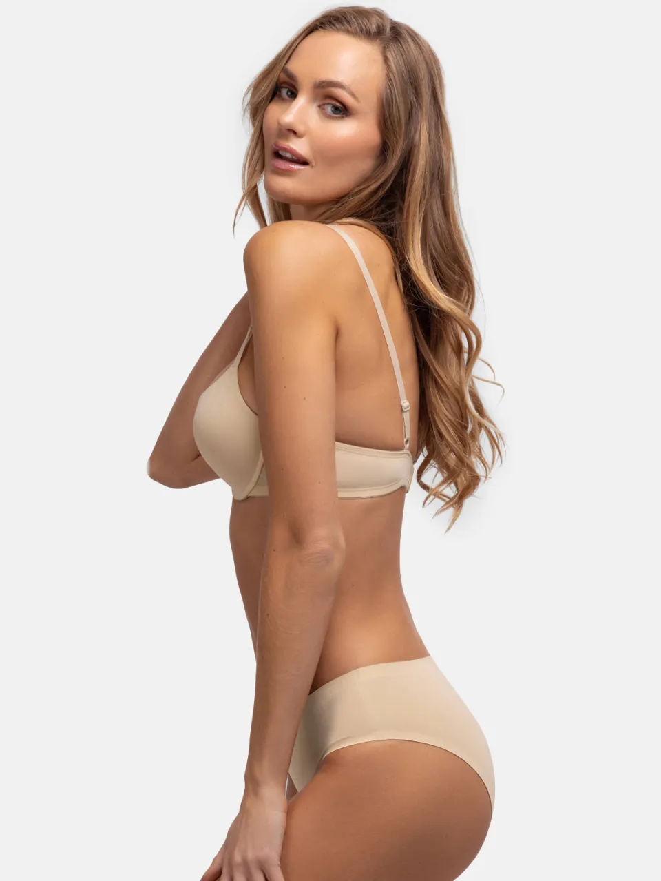 Dorina Michelle voorgevormde push-up bh beige, foto 5