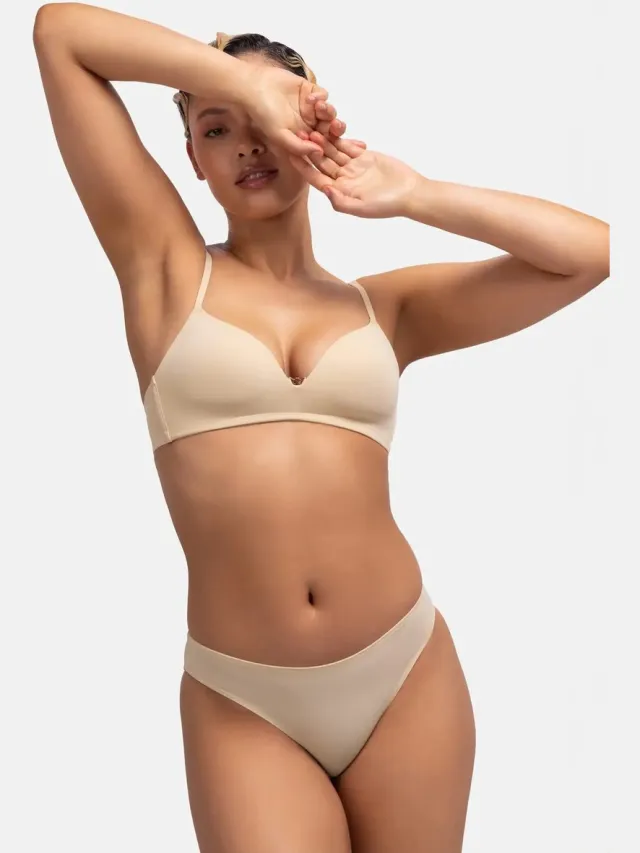 Dorina Bralette met vulling - Revive - XXL - Beige