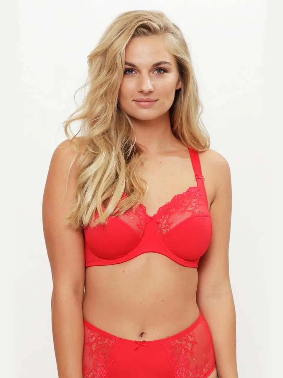 Lingadore DAILY Beugel BH - Plus Size Rood
