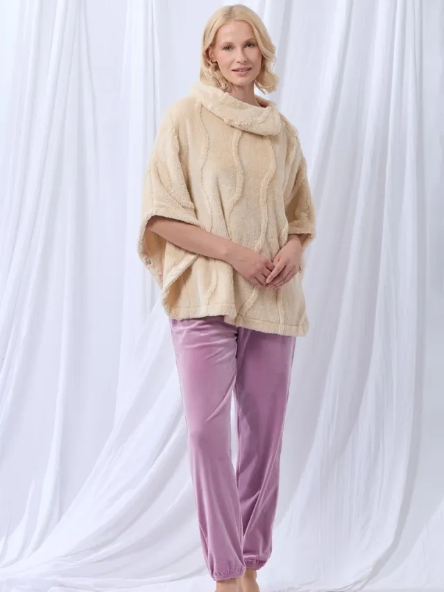 Lords & Lilies poncho dames - beige - 252-52-TLA-C/227