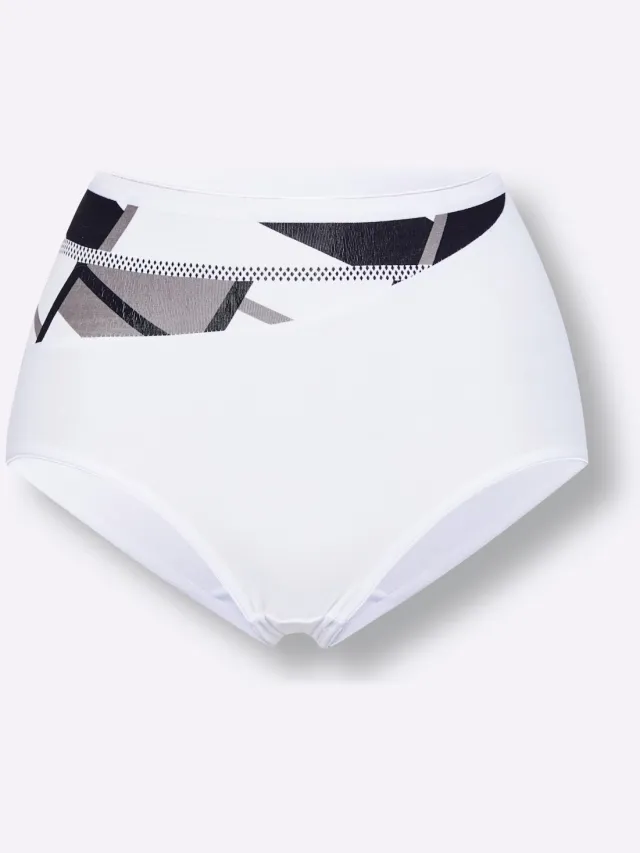 tailleslip wit geprint, foto 2