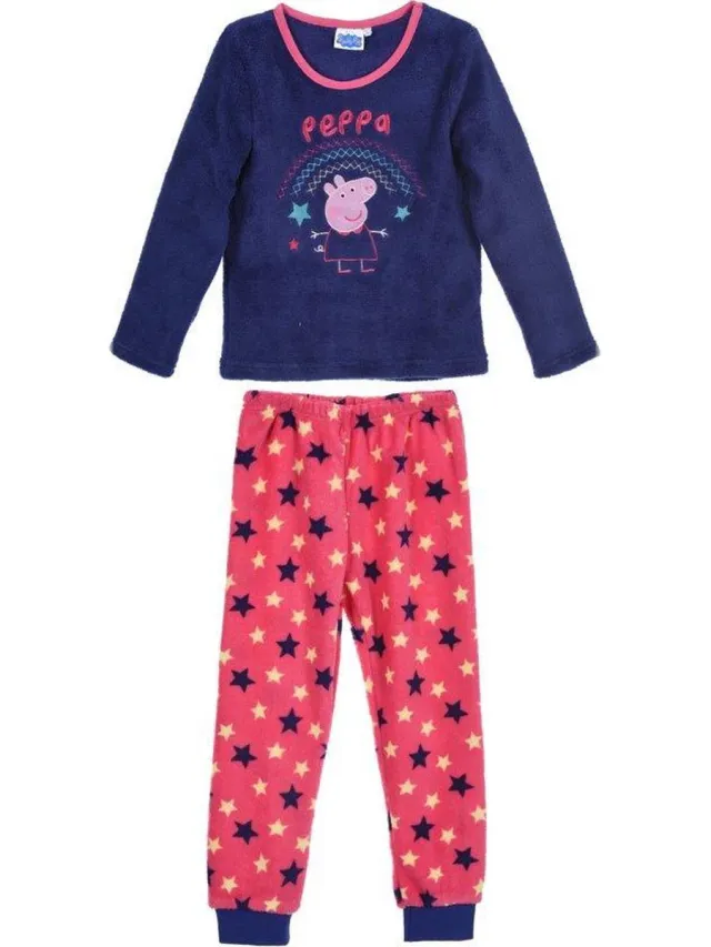 Peppa Pig Pyjama Peppa Pig coral fleece paars