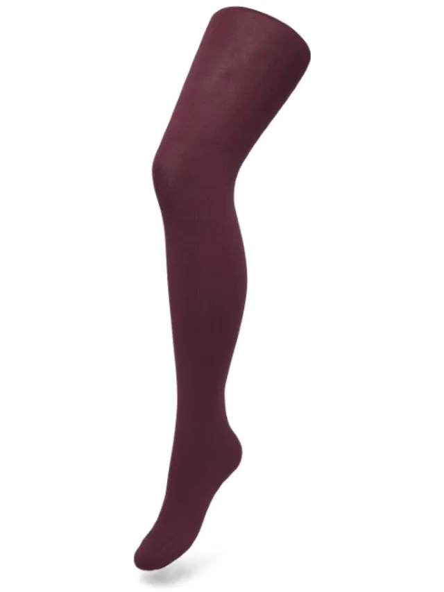 Bonnie Doon Opaque Comfort Panty 40 Denier Donker Rood Dames maat 44/46 XXL - Extra brede Comfort Boord - Tekent Niet - Kleedt Mooi af - Mat Effect - Gladde Naden - Maximaal Draagcomfort - Donkerrood - Bordeaux - Wine - BN161911.396